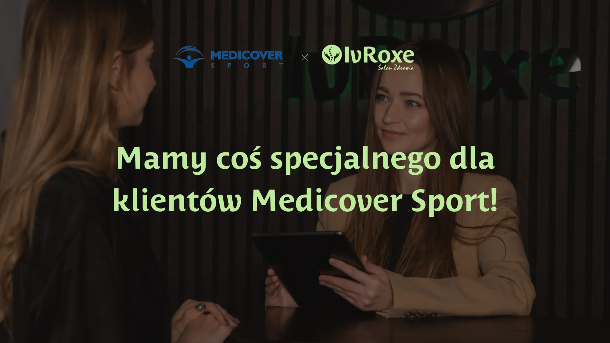 IvRoxe x Medicover Sport: Dbaj o zdrowie i relaks w jednym miejscu!